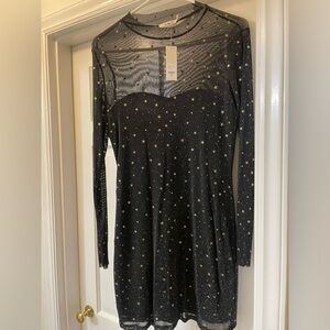 Black star dress